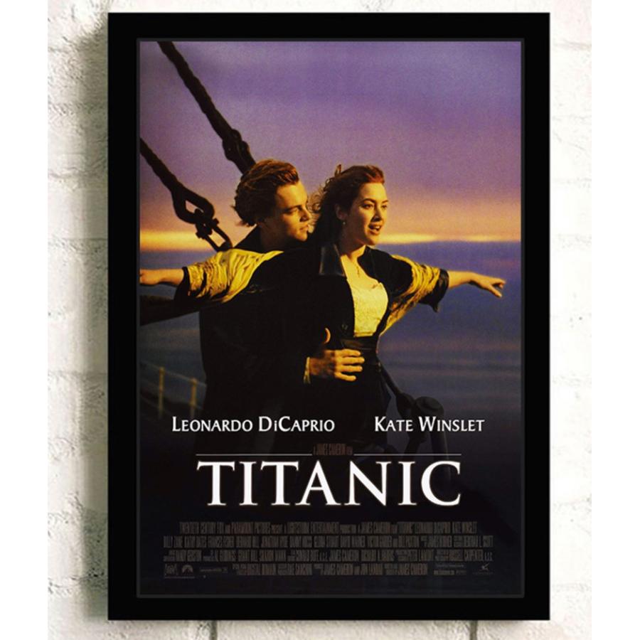 『タイタニック』TITANIC  映画ポスター  アートフレーム　壁掛け 額縁透明シート付 34X44cm｜eiwasailsors