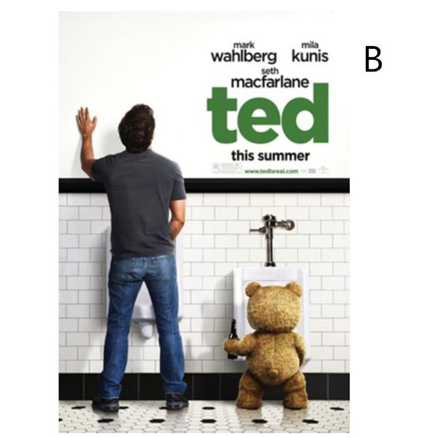 テッド』Ted 映画ポスター アートフレーム 壁掛け 額縁透明シート付