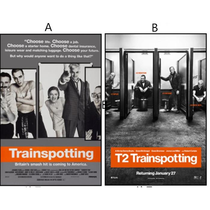 トレインスポッティング』Trainspotting 映画ポスター アートフレーム