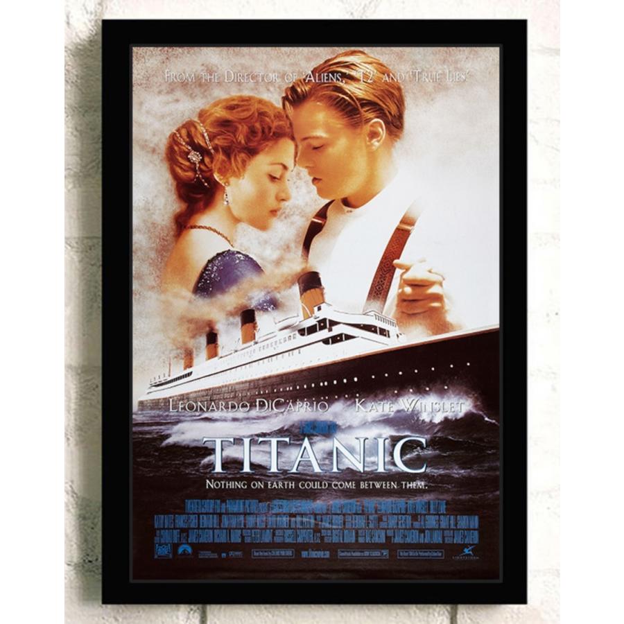 日本全国 送料無料 タイタニック Titanic 映画ポスター アートフレーム 木枠 立て掛け 壁掛け 額縁透明シート付 34x44cm Supplystudies Com
