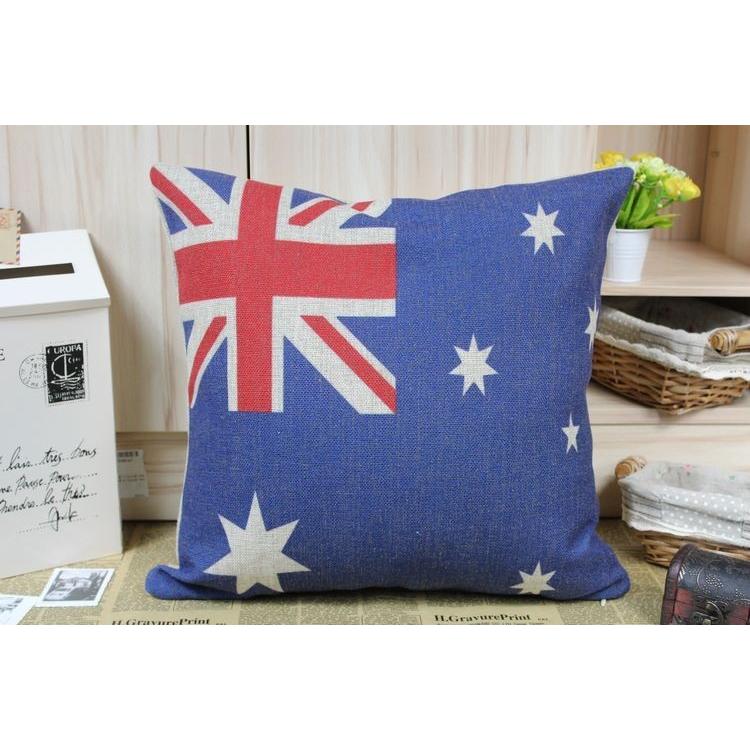 オーストラリア国旗 抱き枕 クッションカバー45cmx45cm : EIWAヤフー店