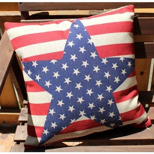 USA国旗クッションカバー DUSTSTROKE(ダストストローク) 45 x cm ユニオンジャック アメリカ