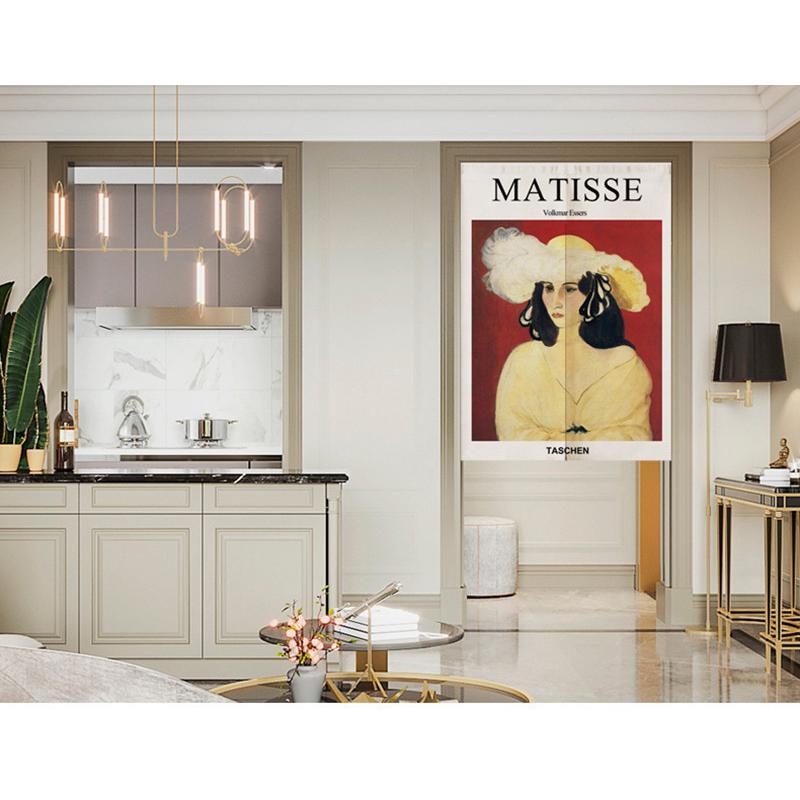 マティス Matisse作品 暖簾（のれん） シンプル おしゃれ 北欧 お部屋