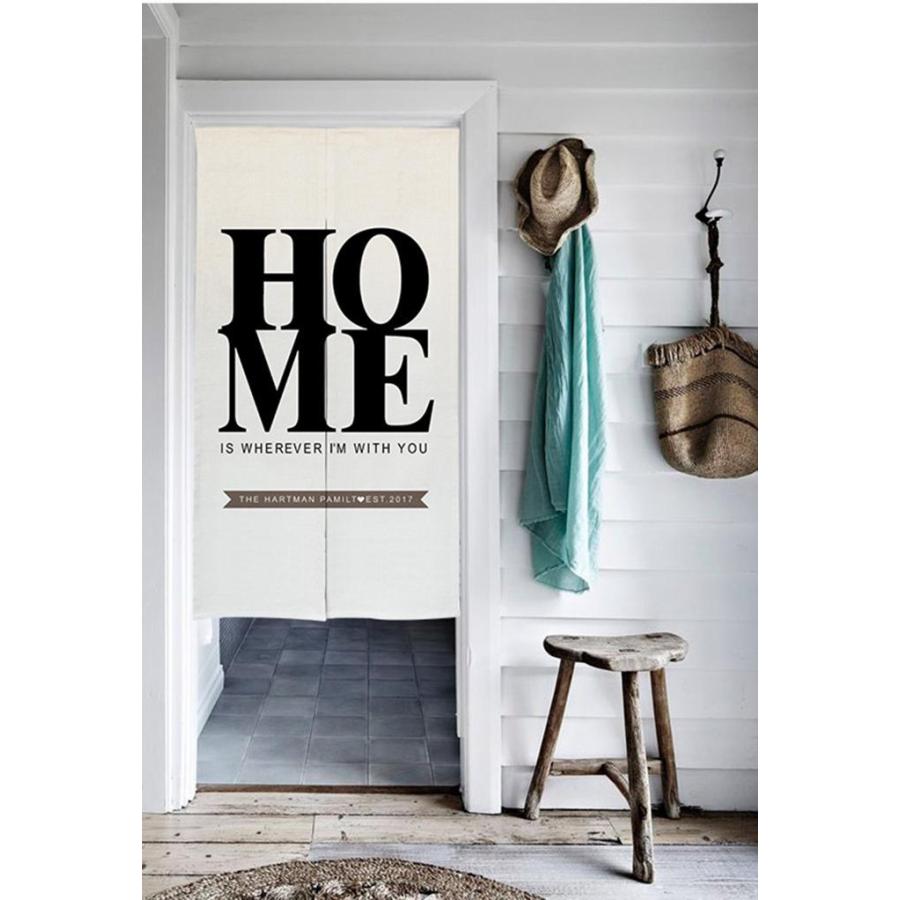 暖簾 のれん Home インテリア シンプル おしゃれ 北欧 お店 お部屋の飾りに 間仕切り 85x1cm サイズオーダー可 Ml 084 Eiwaヤフー店 通販 Yahoo ショッピング