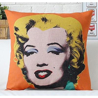 マリリン・モンロー/ポップ・アート 抱き枕 クッションカバー 45x45cm