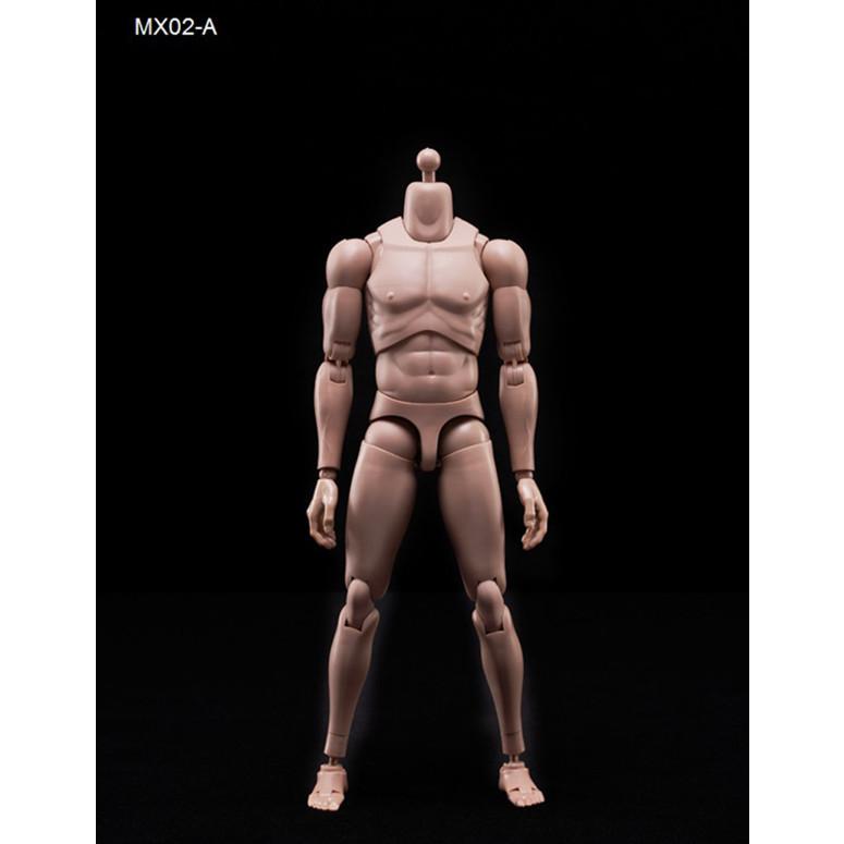 1/6スケールフィギュア素体 男性 男性ボディ 可動フィギュア 肌色