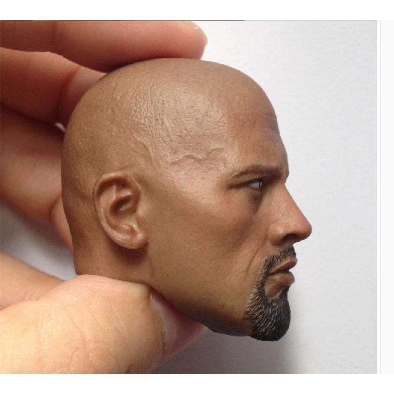 1/6スケール 男性フィギュア用ヘッド ドウェイン・ジョンソン : EIWA