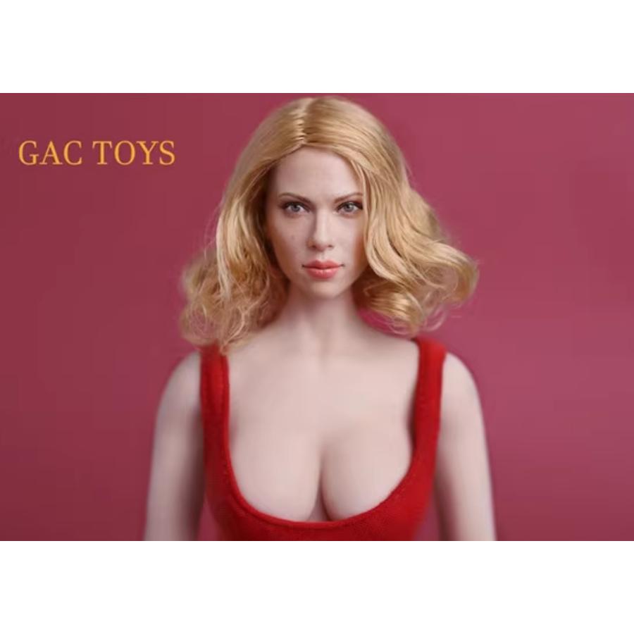 1/6スケール 女性フィギュア用ヘッド ブラック・ウィドウ