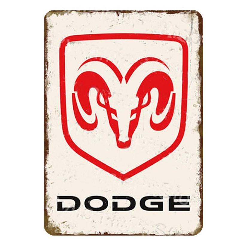 ダッジ Dodge ドッヂ 車 レトロ調 メタルサイン アメリカ雑貨 ブリキ