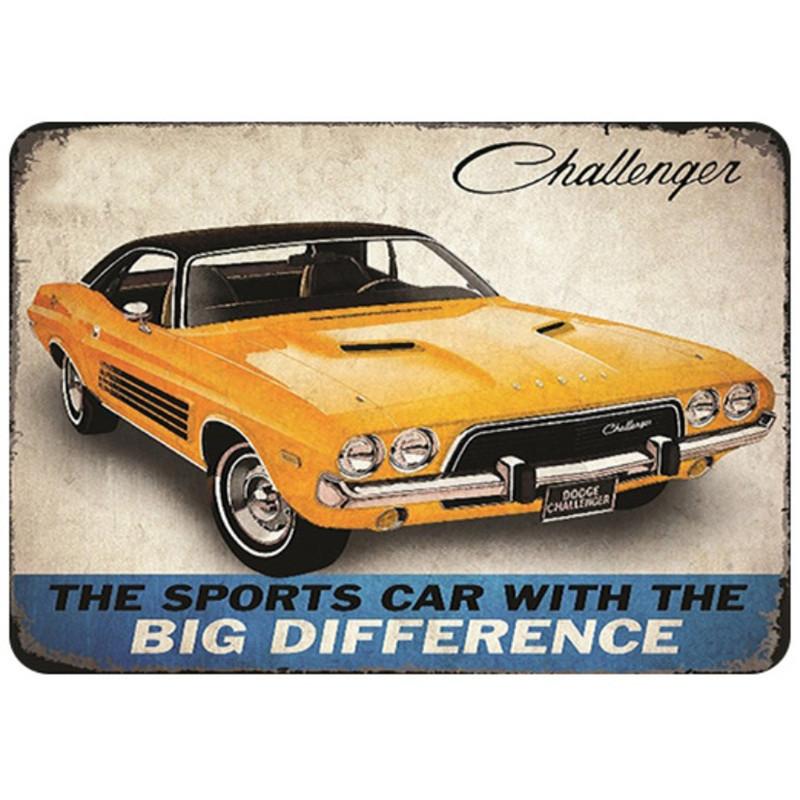 ダッジ チャレンジャー Big Difference Dodge メタルサイン インテリア