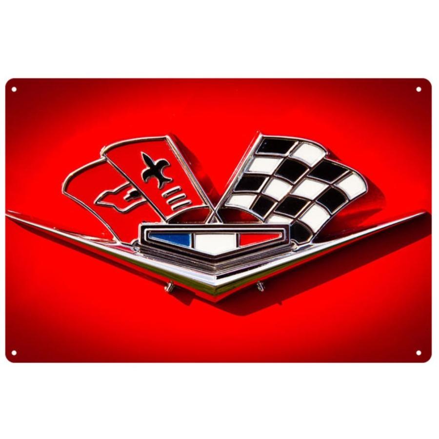 シボレー・コルベット Chevrolet Corvette メタルサイン インテリア