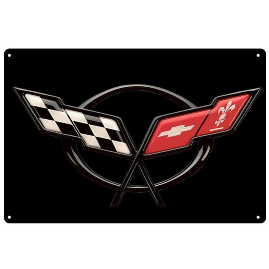 シボレー・コルベット Chevrolet Corvette メタルサイン インテリア 