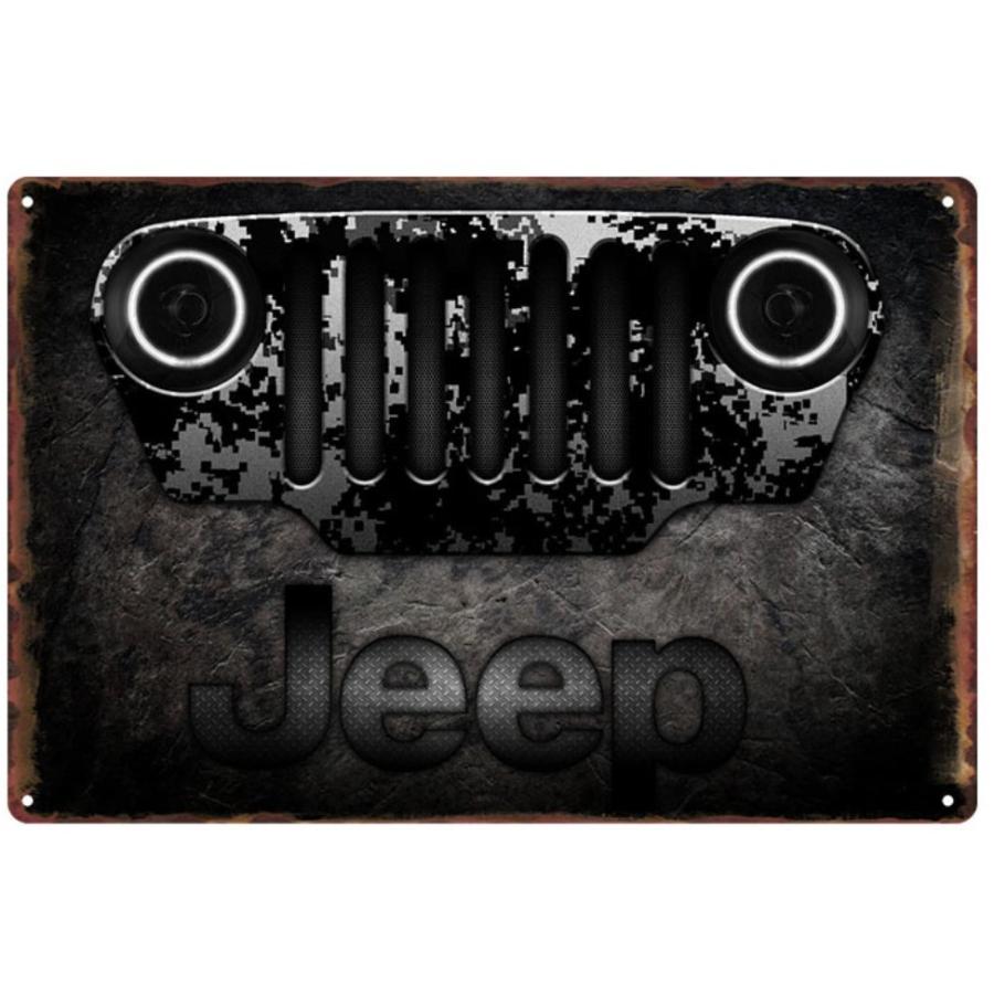 jeep ジープ メタルサイン インテリア アメリカ雑貨 ブリキ看板 バー