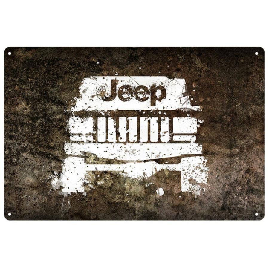 JEEP ジープ　メタルブリキ jeep ジープ メタルサイン インテリア アメリカ雑貨 ブリキ看板 バー