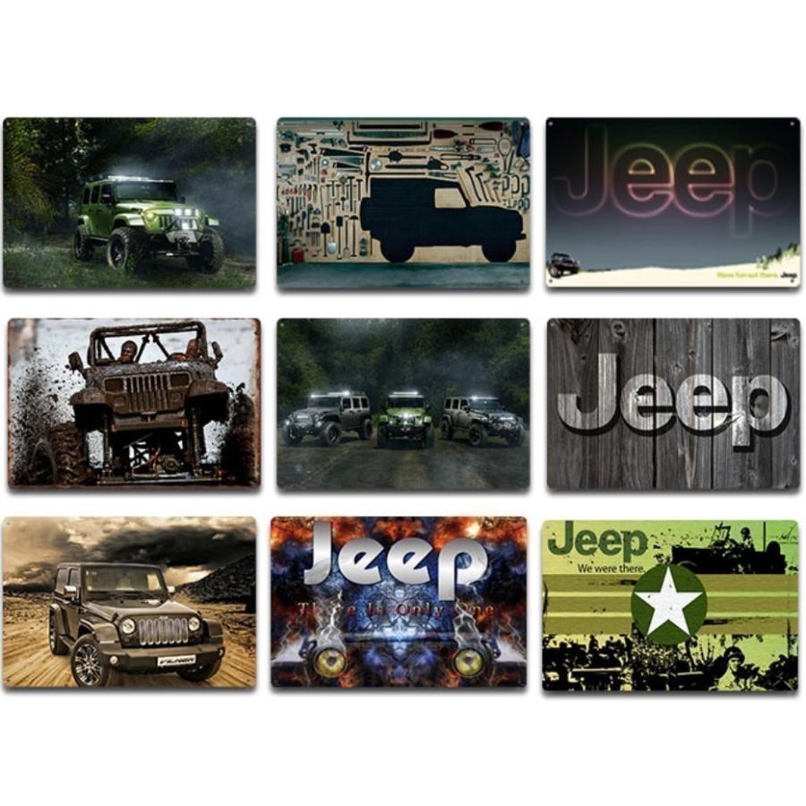 JEEP ジープ　メタルブリキ jeep ジープ メタルサイン インテリア アメリカ雑貨 ブリキ看板 バー