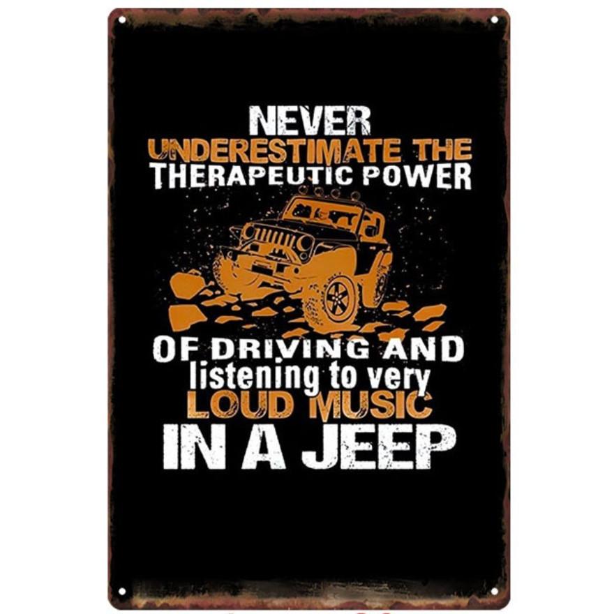 JEEP ジープ　メタルブリキ jeep ジープ メタルサイン インテリア アメリカ雑貨 ブリキ看板 バー