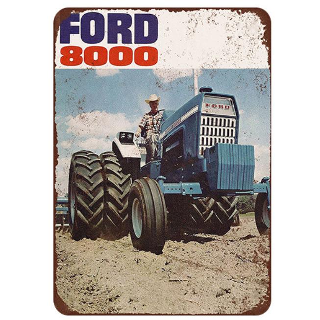 FORD 8000 フォード トラクター☆レトロ調☆メタルサイン アメリカン