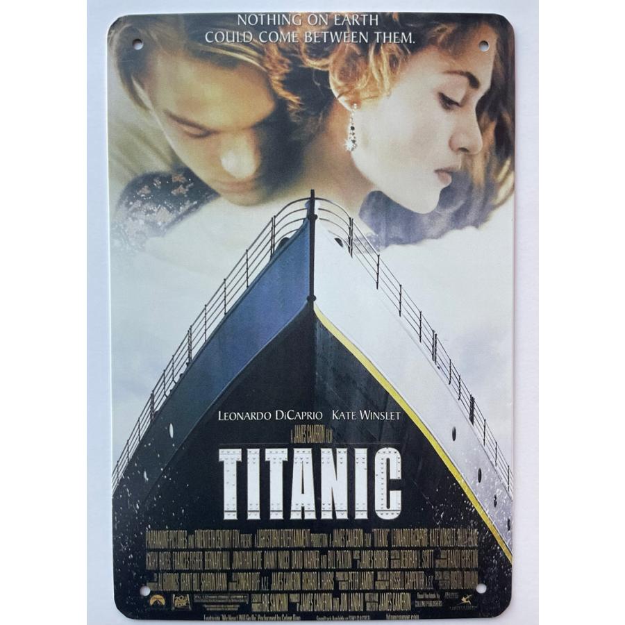 『タイタニック』Titanic　 映画ポスター　アメリカ雑貨★レトロ調★メタルサイン　ブリキ看板/飾り/バー/レストラン/カフェ/喫茶店/20cm*30cm｜eiwasailsors