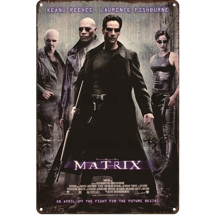 マトリックス』 The Matrix 映画ポスター アメリカ雑貨 レトロ調