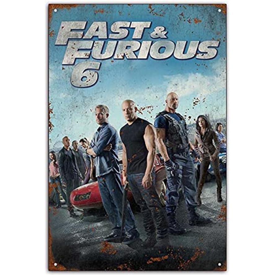 ワイルド・スピード」 Fast & Furious シリーズ 映画ポスター アメリカ
