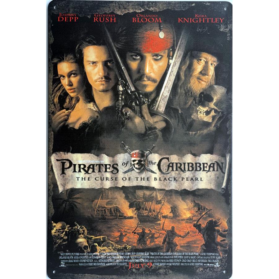 パイレーツ・オブ・カリビアン』 映画ポスター アメリカ雑貨 レトロ調