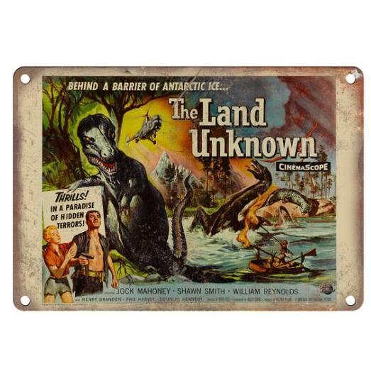 The Land Unknown 』1957年 映画ポスター アメリカ雑貨 メタルサイン