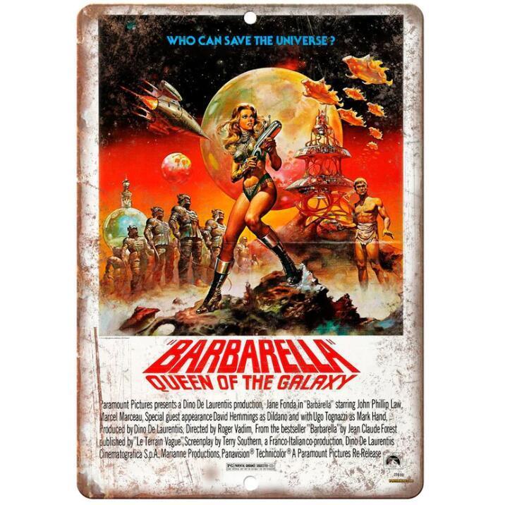 バーバレラ Barbarella 映画ポスター アメリカ雑貨 メタルサイン