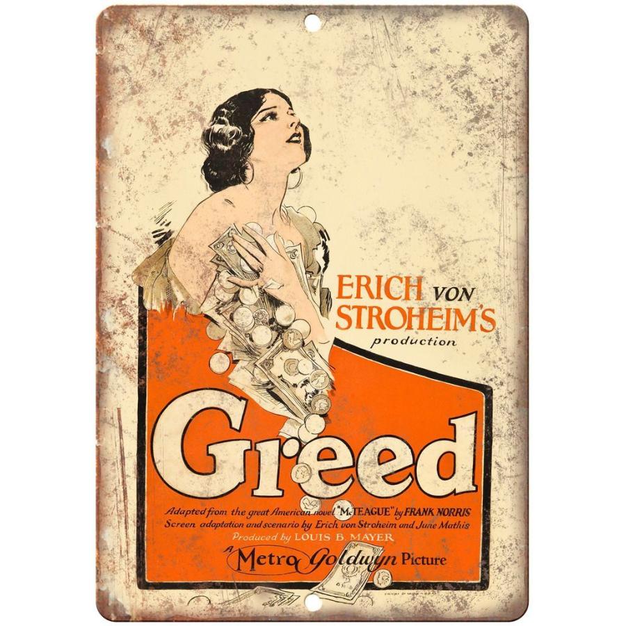 GREED（グリード）ポスター グリード』greed 1924年映画ポスター アメリカ雑貨 メタルサイン