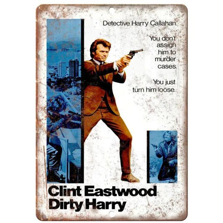 ワーナー懸賞品　ダーティハリー（Dirty Harry）ポスター DIRTY HARRY ✯ 40x60 CineMasterpieces ORIGINAL MOVIE POSTER 1971