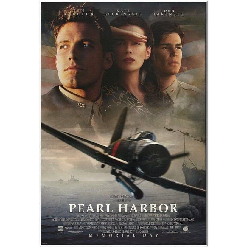 パール・ハーバー』 Pearl Harbor 映画ポスター アメリカ雑貨 メタル