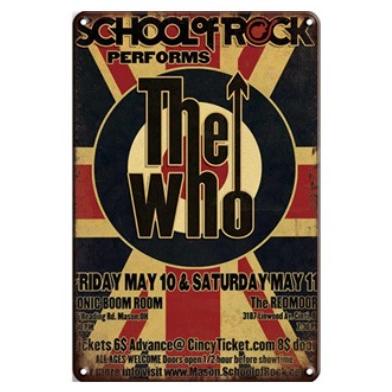 ザ・フー The Who ポスター ロックバンド アメリカ雑貨☆レトロ調