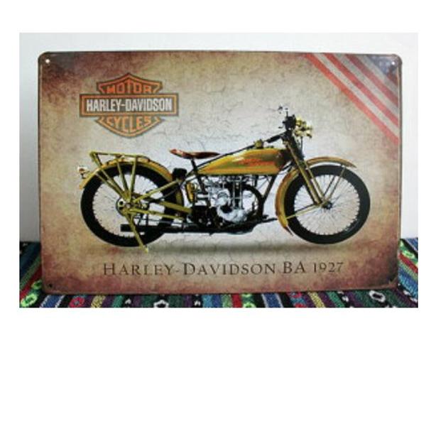 ハーレーダビッドソン Harley-Davidson バイク オートバイ☆レトロ調