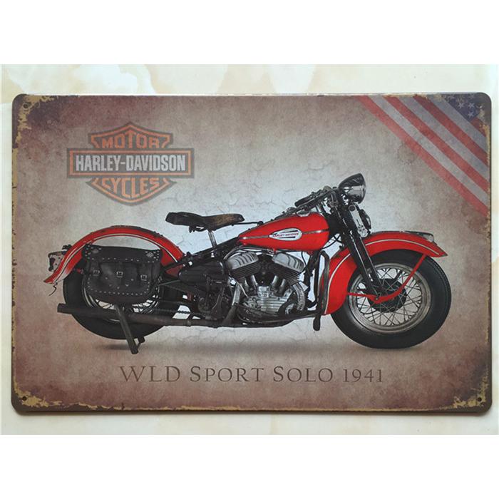 ハーレーダビッドソン Harley-Davidson WLD sport SOLO 1941 ☆レトロ