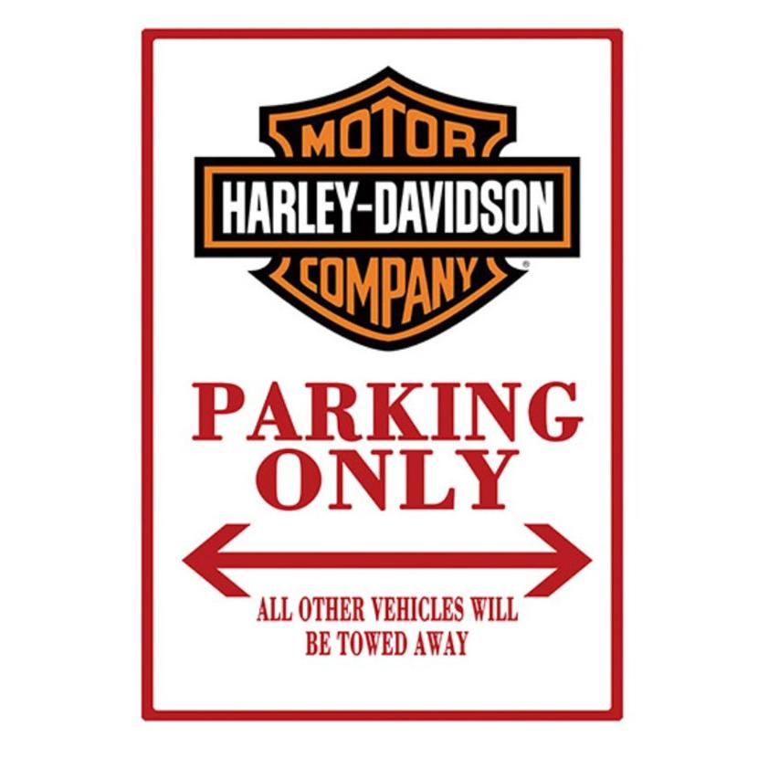 ハーレーダビッドソン専用駐車場看板 Harley-Davidson