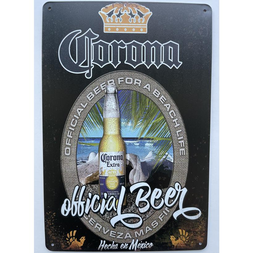 CORONA EXTRA コロナ エキストラ ネオン LED 看板 ブリキ コロナ エキストラ 王冠型 LED ロープ ネオンサイン CORONA