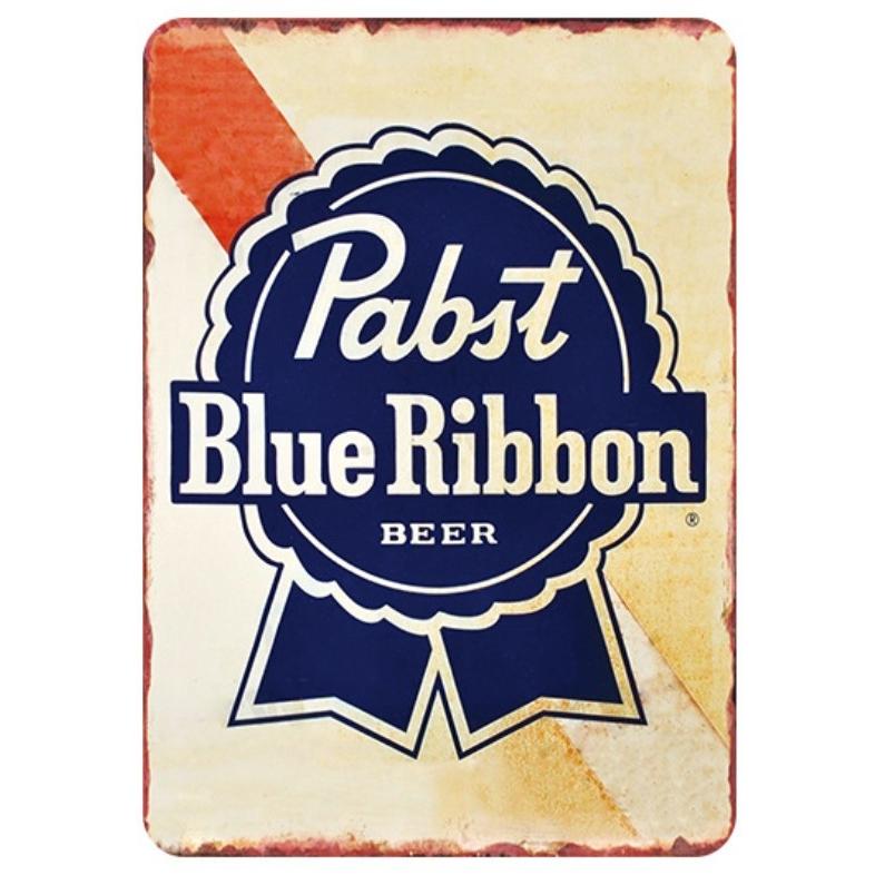 パブストブルーリボン Pabst Blue Ribbon ビール☆アメリカ雑貨 レトロ