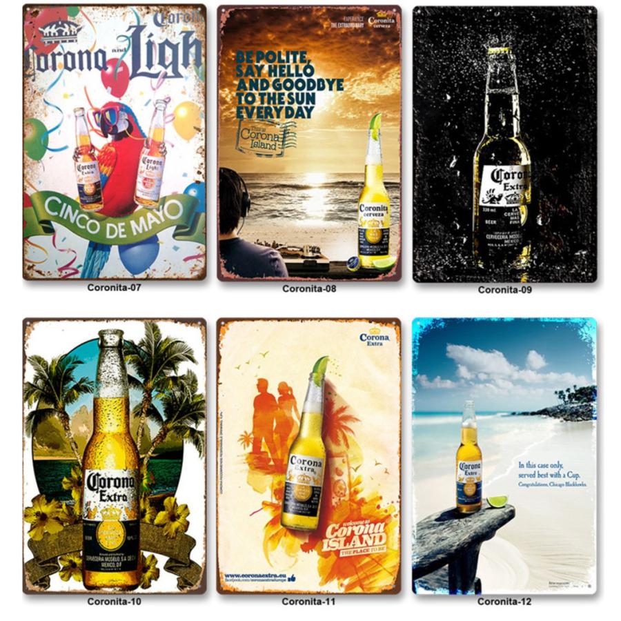 メキシコビール アメリカ雑貨 レトロ調 ブリキ看板 /飾り/バー