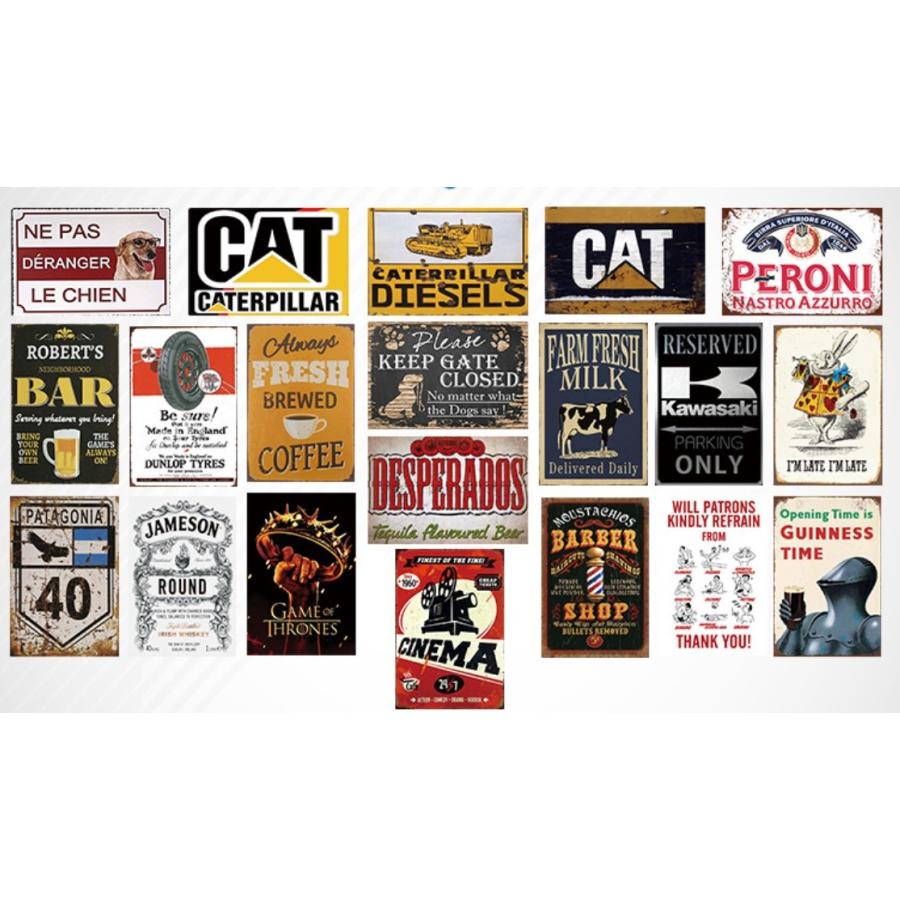 イタリアビール 世界のビール☆アメリカ雑貨 レトロ調 ブリキ看板