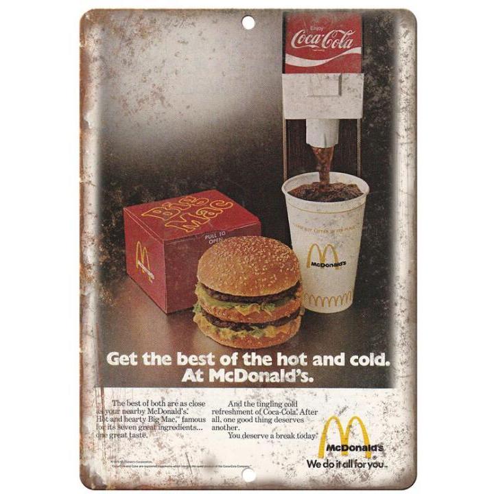 アメリカンプレート マクドナルド 看板 USA アメリカンプレート マクドナルド 看板 USA