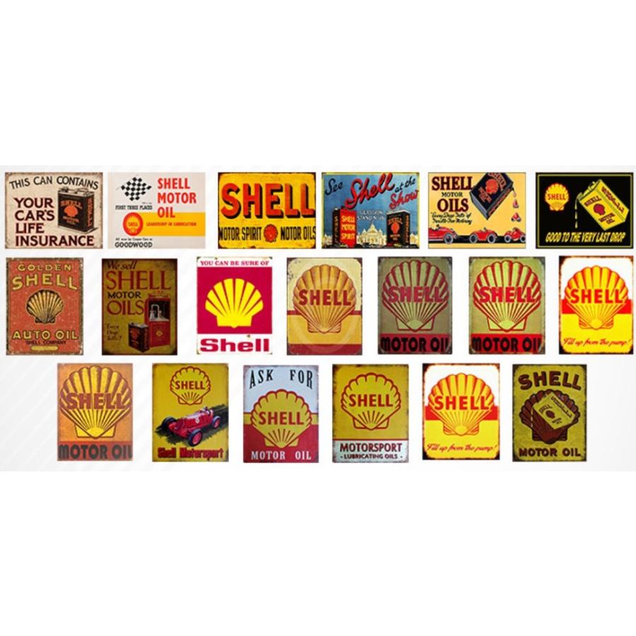 シェル Shell ポスター レトロ調 ブリキ看板 飾り バー レストラン カフェ 喫茶店 cm 30cm Tp Xx073 Eiwaヤフー店 通販 Yahoo ショッピング