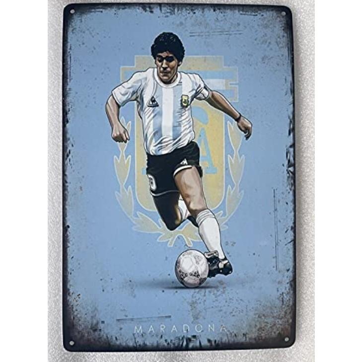 ディエゴ マラドーナdiego Maradona サッカー選手 アメリカ雑貨 有名人物 レトロ調 アメリカンブリキ看板 飾り バー レストラン カフェ 喫茶店 cm 30cm Tp Ym009 Eiwaヤフー店 通販 Yahoo ショッピング