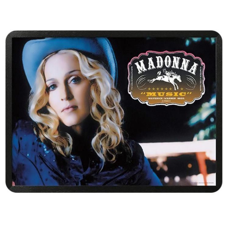 マドンナ Madonna 歌手 女優 アメリカ雑貨 有名人物☆レトロ調 ブリキ