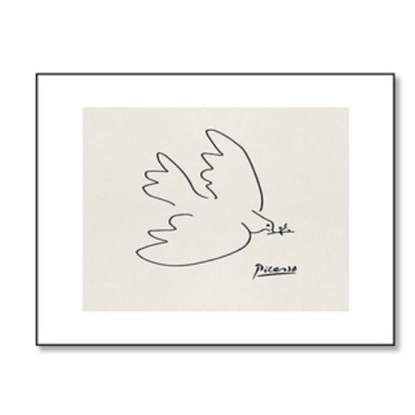 パブロ・ピカソ 　 平和の鳩　アートパネル　現代アート　シンプル　キャンバスプリント フレームなし サイズ：30ｘ40cm｜eiwasailsors