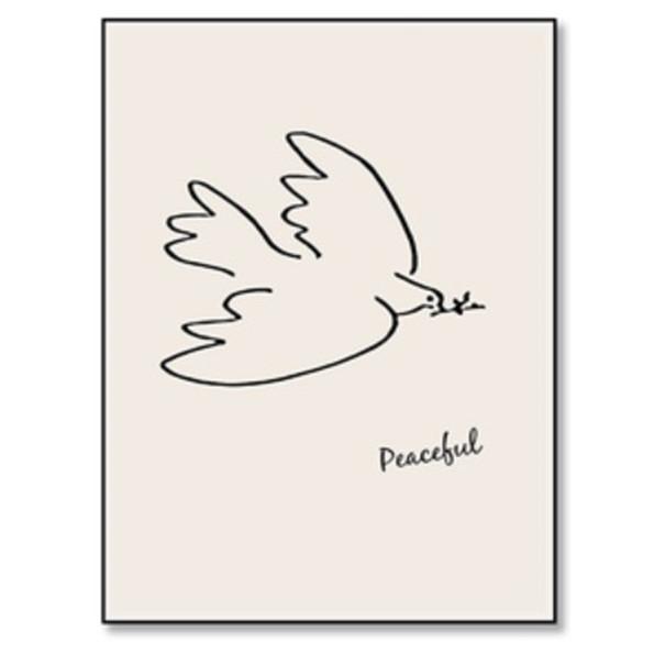 パブロ・ピカソ 　 平和の鳩　アートパネル　現代アート　シンプル　キャンバスプリント フレームなし サイズ：30ｘ40cm｜eiwasailsors｜02
