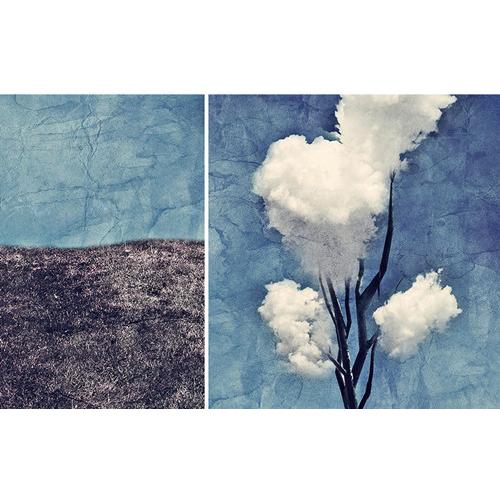 三つの白い雲 アートパネル 現代アート シンプル 抽象画 キャンバス