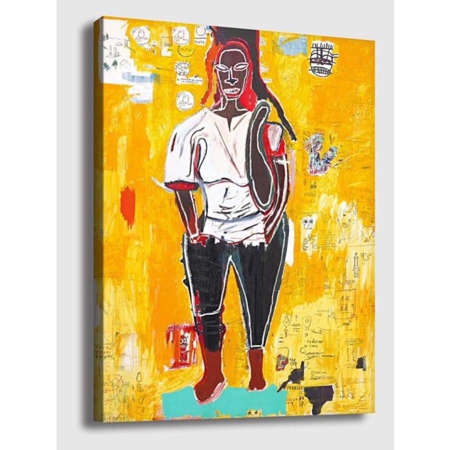 ジャン＝ミシェル・バスキア Jean-Michel Basquiat　　現代アート　シンプル　抽象画　　キャンバスプリント  サイズ：30ｘ40cm｜eiwasailsors｜02