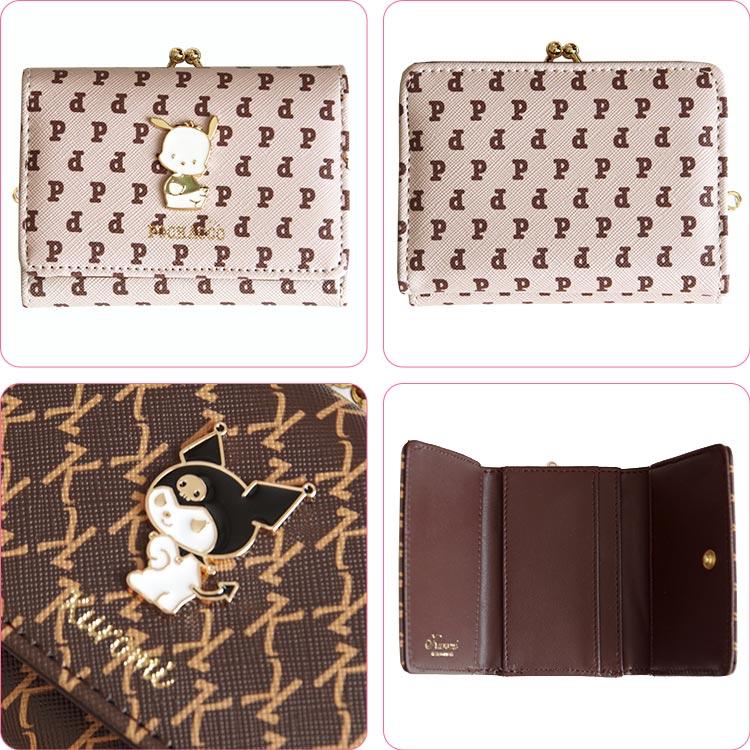 sanrio サンリオ ミニ口金 財布 モノグラムシリーズ クロミ sanrio サンリオ ミニ口金 財布 モノグラムシリーズ クロミ