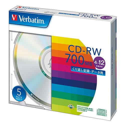 三菱化学メディア　PC　DATA用　CD-RW　SW80EU5V1【返品・交換・キャンセル不可】【イージャパンモール】｜ejapan