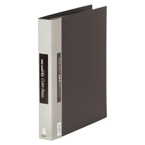 ★まとめ買い★キングジム　クリアーファイルカラーベース差替式　黒　139Wクロ　×5個【返品・交換・キャンセル不可】【イージャパンモール】