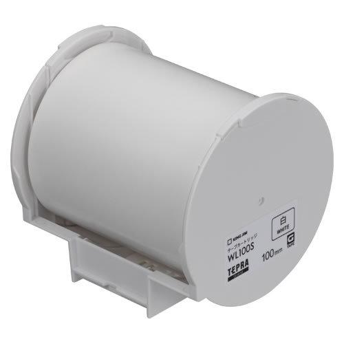 ★まとめ買い★キングジム　Grandテープカートリッジ・白100　WL100S　×10個【返品・交換・キャンセル不可】【イージャパンモール】